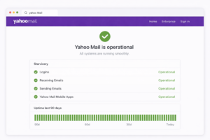 status of yahoo mail service outage check illustration