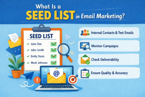 seed list email marketing inbox testing illustration