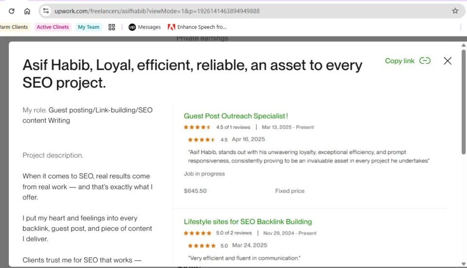 upwork review
